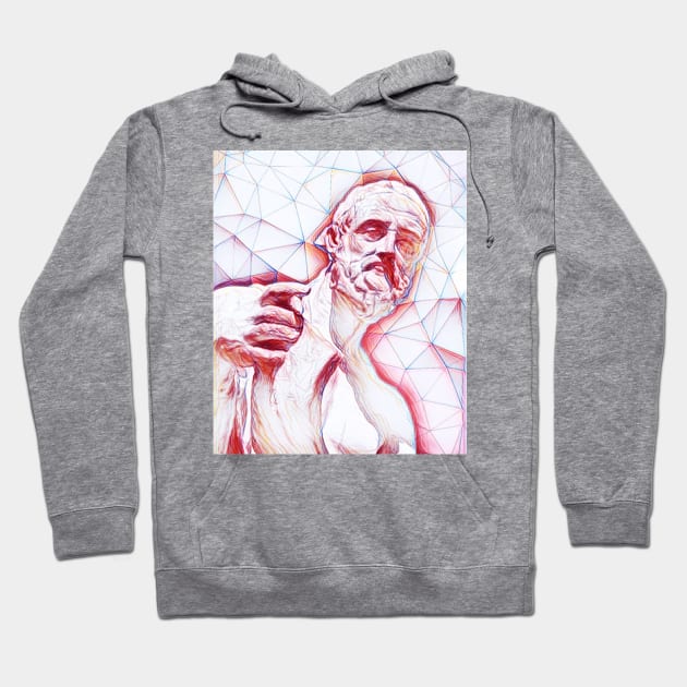 Polybius Portrait | Polybius Artwork | Line Art Hoodie by JustLit